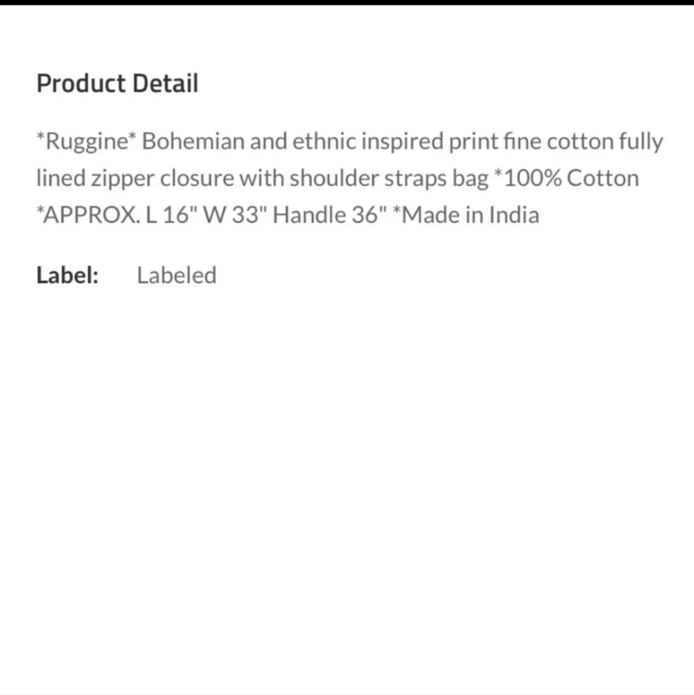 New Aztec Ethic Designed Bohemian Bag - Picture 6 of 6